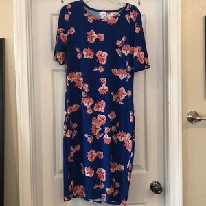 Gorgeous Lularoe Orchid Floral Julia Dress